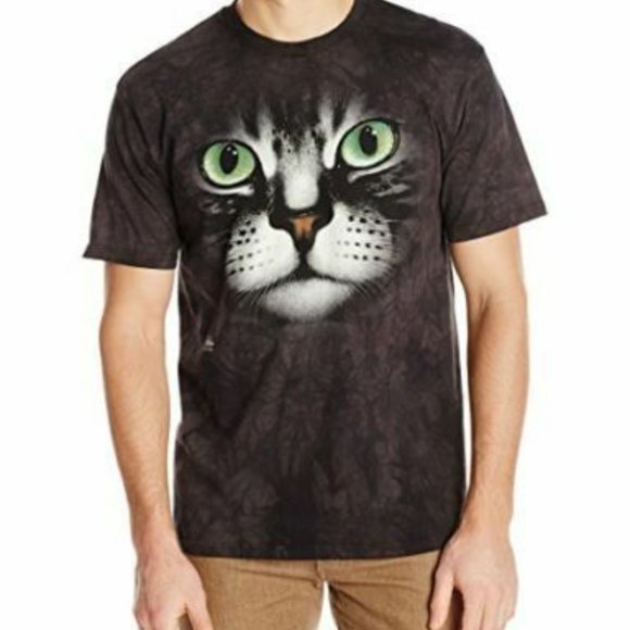 The Mountain Emerald Eyes Cat Kittens Cats Cute Russian Blue Animal T-Shirt S-3X - Picture 2 of 6